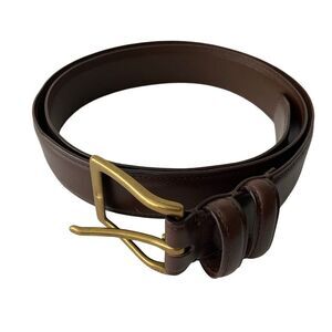 Polo Ralph Lauren Brown Belt with Gold Tone Hardware in Size 38/95